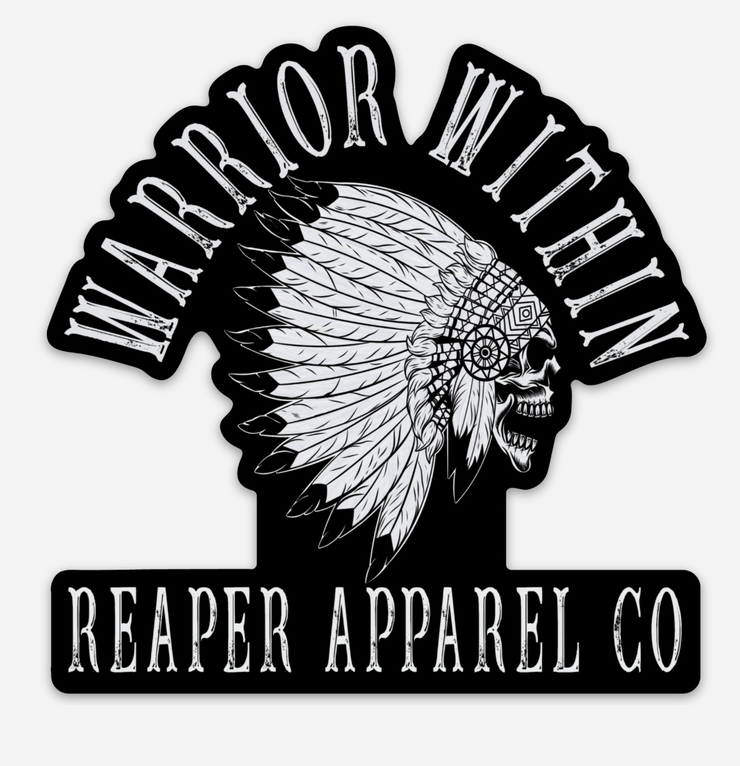 Warrior Within 4" Sticker