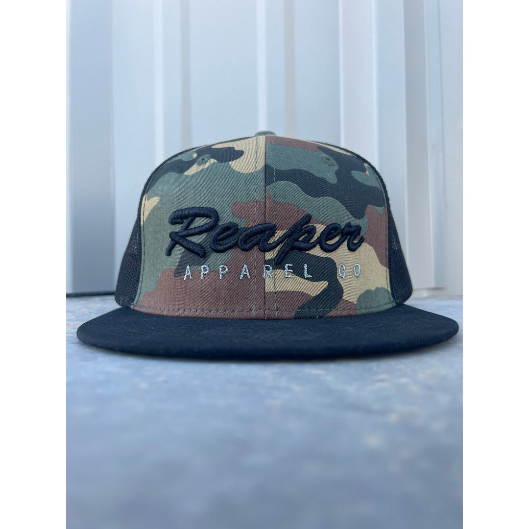 Reaper Camo Script Snapback